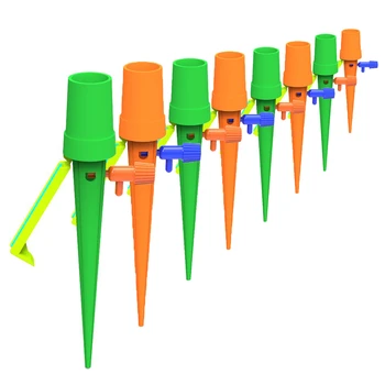 Automatic Watering Irrigation Spike For Plant Flower Indoor Garden Auto Drip Irrigation With Slow Release Control Valve Switch 
Automatic Watering Irrigation Spike For Plant Flower Indoor Garden Auto Drip Irrigation With Slow Release Control Valve Switch