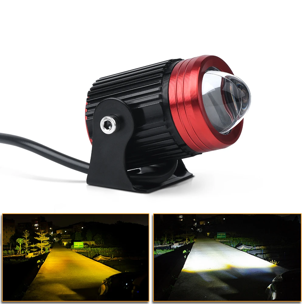 Car Laser Headlight Dual Color Led Spotlight Work Fog Light Braking Parking Signal Warning Lamp White&Yellow Car styling For SUV
Car Laser Headlight Dual Color Led Spotlight Work Fog Light Braking Parking Signal Warning Lamp White&Yellow Car styling For SUV