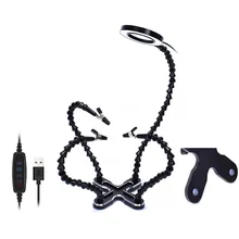 Solder Helping Third Hand Holder USB LED 3 x Magnifying Welding Repair Tool Magnifier Glass Soldering Station
Solder Helping Third Hand Holder USB LED 3 x Magnifying Welding Repair Tool Magnifier Glass Soldering Station