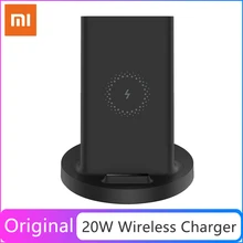 Xiaomi 20W Max Vertical cargador inalámbrico Flash de carga Compatible con Qi soporte Horizontal para Xiaomi Mi 9 mezclar 2S Smartphone(China)