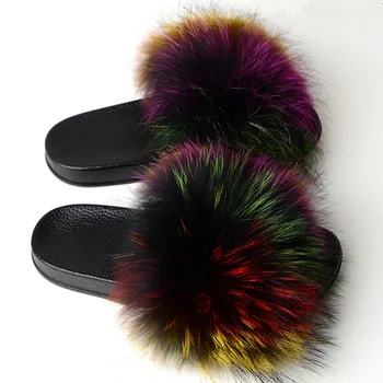 Woman Fashion New Real Fox Fur Slide Woman Summer Indoor Fur Slipper Woman Non-slip Warm Fuzzy Slipper Fall Transport Slide
Woman Fashion New Real Fox Fur Slide Woman Summer Indoor Fur Slipper Woman Non-slip Warm Fuzzy Slipper Fall Transport Slide