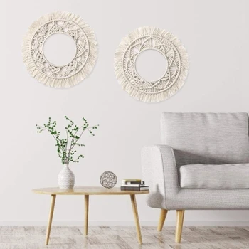 Wall Frame - Bohemian Fringe Wall Frame Wall Mount Mirror Small Round Frame Decorating Apartment Living Room Bedroom Baby Nurser
Wall Frame - Bohemian Fringe Wall Frame Wall Mount Mirror Small Round Frame Decorating Apartment Living Room Bedroom Baby Nurser