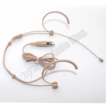4Pin Beige Headworn Microphone For Shure Wireless System Omni-directional Condenser Headset Conference Mics 
4Pin Beige Headworn Microphone For Shure Wireless System Omni-directional Condenser Headset Conference Mics