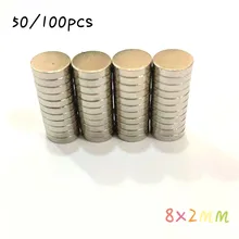 50/100pcs 8 x 2 mm Round Craft Neodymium Magnet 8*2mm Small Round Magnet Home Decorations NdFeB Not Rust Super Strong Rare Earth
50/100pcs 8 x 2 mm Round Craft Neodymium Magnet 8*2mm Small Round Magnet Home Decorations NdFeB Not Rust Super Strong Rare Earth