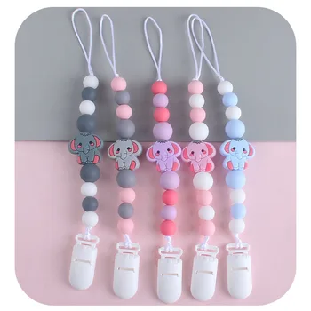 Baby Pacifier Clip, Baby Soothing Silicone Elephant Pacifier Chain, Anti-drop Chain
Baby Pacifier Clip, Baby Soothing Silicone Elephant Pacifier Chain, Anti-drop Chain