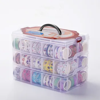 Multifunction Scapbooking Plastic Storage Box For Washi Tape Cosmeti Drug Home Organizer Transparent Multi - case
Multifunction Scapbooking Plastic Storage Box For Washi Tape Cosmeti Drug Home Organizer Transparent Multi - case