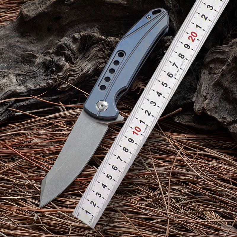 Outdoor with Stainless Steel 8CR14 Blade TC4 Titanium Alloy Handle Camping Survival Tactical Hunting Kitchen Folding Knife
Outdoor with Stainless Steel 8CR14 Blade TC4 Titanium Alloy Handle Camping Survival Tactical Hunting Kitchen Folding Knife