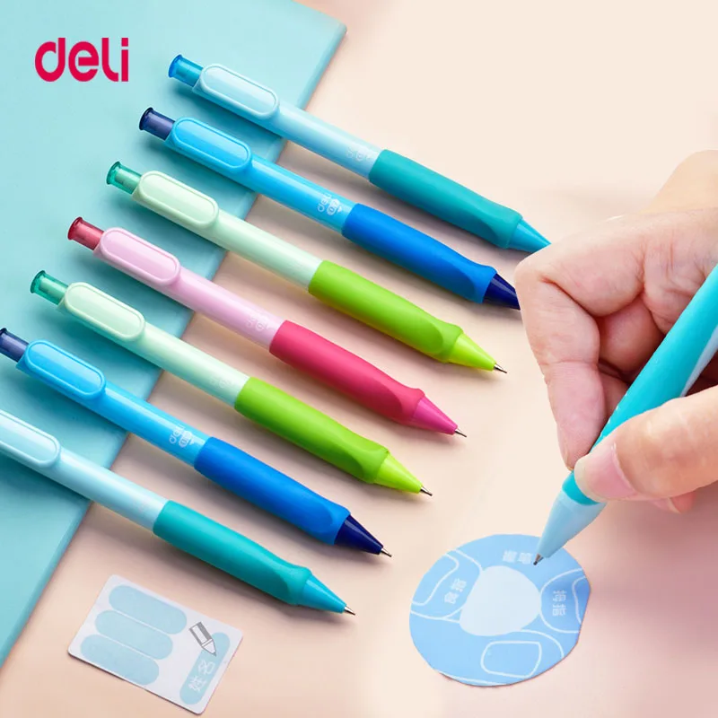 Deli S353 0.5 0.7 0.9mm pencil lead Cute Candy Color mechanical pencils For Writing Kids Gift School Supplies Stationery
Deli S353 0.5 0.7 0.9mm pencil lead Cute Candy Color mechanical pencils For Writing Kids Gift School Supplies Stationery