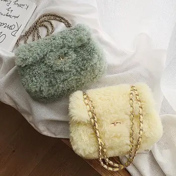 Elegant Female Square Crossbody Bag 2019 Winter New Quality Soft Plush Women's Designer Handbag Chain Shoulder Messenger Bag
Elegant Female Square Crossbody Bag 2019 Winter New Quality Soft Plush Women's Designer Handbag Chain Shoulder Messenger Bag