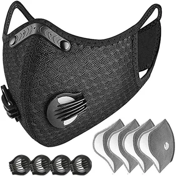 Outdoor KN95 Cycling Mask PM2.5 Anti-Pollution Mouth Caps Activated Carbon Breathing Valve with Filters Earloops Mascarilla
Outdoor KN95 Cycling Mask PM2.5 Anti-Pollution Mouth Caps Activated Carbon Breathing Valve with Filters Earloops Mascarilla
