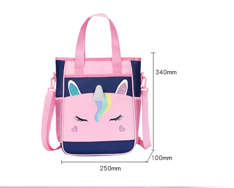 Unicorn Lovely School Tote Bag For Girls Unicorn Lovely School Tote Bag For Girls