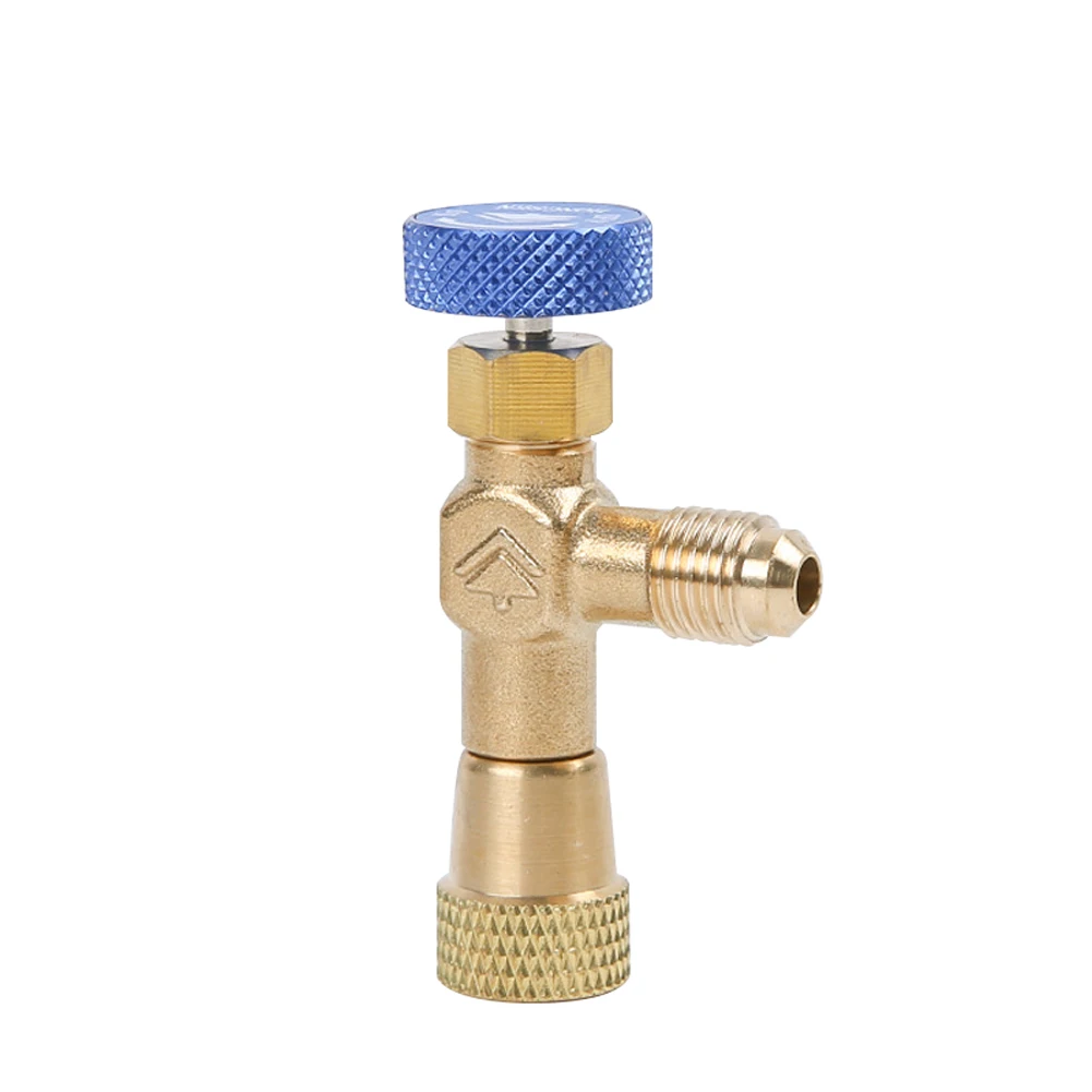 Durable Connector Copper Alloy Flow Control Accessories Replacement Tool Refrigerant Charging Professional Vavels For R401A R32
Durable Connector Copper Alloy Flow Control Accessories Replacement Tool Refrigerant Charging Professional Vavels For R401A R32