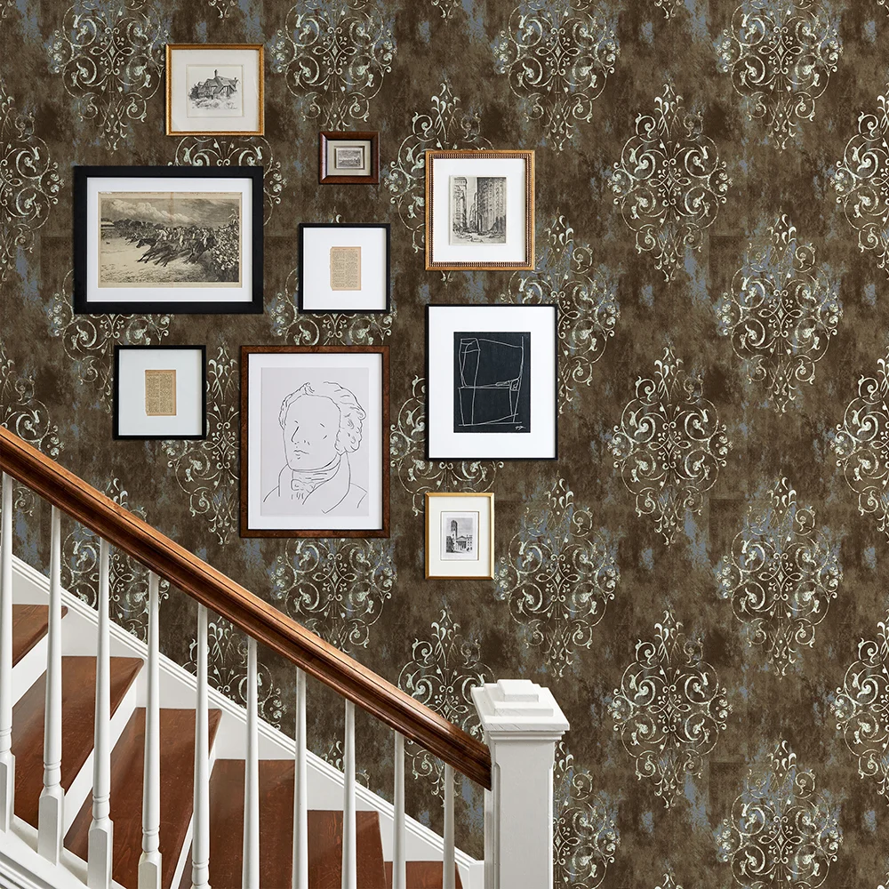Vintage Damask Thick Peel and Stick Wallpaper Brown/Beige Vinyl Self Adhesive Wall Paper Design for Walls Bedroom Home Decor
Vintage Damask Thick Peel and Stick Wallpaper Brown/Beige Vinyl Self Adhesive Wall Paper Design for Walls Bedroom Home Decor