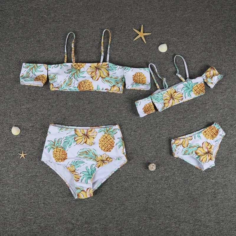 Mommy And Me Swimsuit Set Sexy Print Slim Sling Halter Bikini High Waist Mom Daughter Swimsuit
Mommy And Me Swimsuit Set Sexy Print Slim Sling Halter Bikini High Waist Mom Daughter Swimsuit