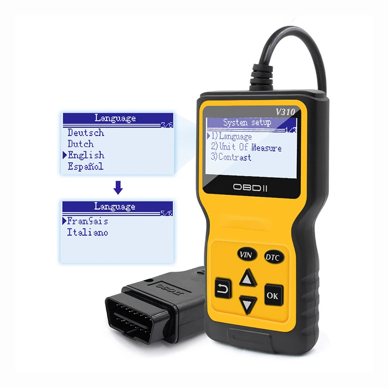 

Beyisi OBD OBDII Scanner Code Reader Car Diagnostic Scanner Engine Fault Code Reader Detector Auto Diagnostic Scan Tool