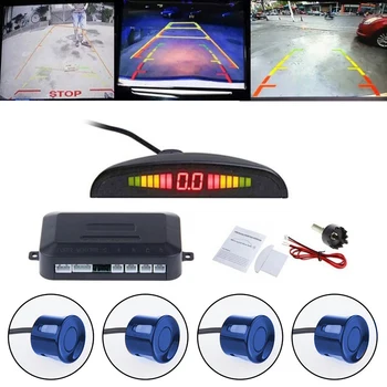 Car LED Parking Sensor 4 Sensors 12V Cars Sensor Reverse Assistance Backup Monitor System Car Parking Kit LED Display 5 Colors
Car LED Parking Sensor 4 Sensors 12V Cars Sensor Reverse Assistance Backup Monitor System Car Parking Kit LED Display 5 Colors