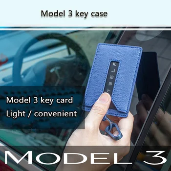 Tesla Model 3 key card cover light leather car key cover Black key case Tesla Model 3 car key clip bag
Tesla Model 3 key card cover light leather car key cover Black key case Tesla Model 3 car key clip bag