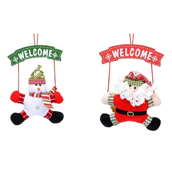 Santa Claus Door Hanging Christmas Tree Home Decor Ornaments Xmas Home Outdoor Hanging Pendant Ornament Gifts
Santa Claus Door Hanging Christmas Tree Home Decor Ornaments Xmas Home Outdoor Hanging Pendant Ornament Gifts