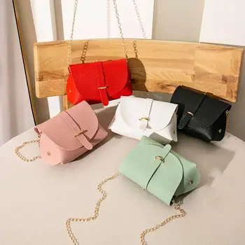 Fashion Women Cross Body Bag Solid Color Leather Small Shoulder Bag Simple Women Flap Cover Bag Purse Phone Messenger Bag #15
Fashion Women Cross Body Bag Solid Color Leather Small Shoulder Bag Simple Women Flap Cover Bag Purse Phone Messenger Bag #15