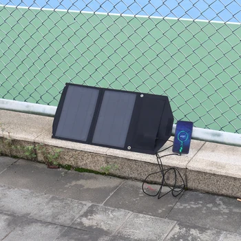 Foldable and portable 15w 5 v solar panel easy to carry charge for Mobile phone and other USB devices
Foldable and portable 15w 5 v solar panel easy to carry charge for Mobile phone and other USB devices