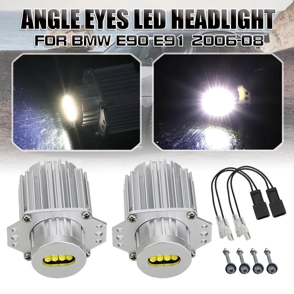 2pcs Angel Eyes LED Headlight Marker Bulb Light Error Free For BMW E90 E91 06-08
2pcs Angel Eyes LED Headlight Marker Bulb Light Error Free For BMW E90 E91 06-08