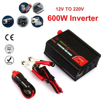 600W Car Converter Adapter Transformer Car Inverter Convenient Small Printer 12V To 220V Power Inverter
600W Car Converter Adapter Transformer Car Inverter Convenient Small Printer 12V To 220V Power Inverter