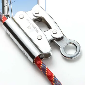 Alloy Steel Safety Manual Rope Grab Climbing Arborist Rappelling Protection Tool
Alloy Steel Safety Manual Rope Grab Climbing Arborist Rappelling Protection Tool