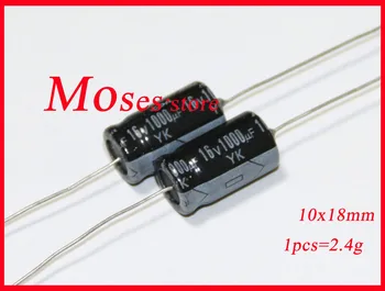 JH431FV 16v 1000uf Axial Electrolytic Capacitor capacitance 10x18mm (10pcs)
JH431FV 16v 1000uf Axial Electrolytic Capacitor capacitance 10x18mm (10pcs)