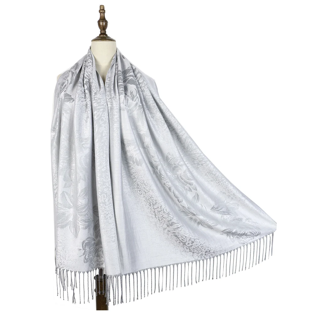 

luxury women shawl fashion mujer scarfs long capes jacquard kashmir pashmina scarfs shawls hijab femme muffler stole wrap mujer