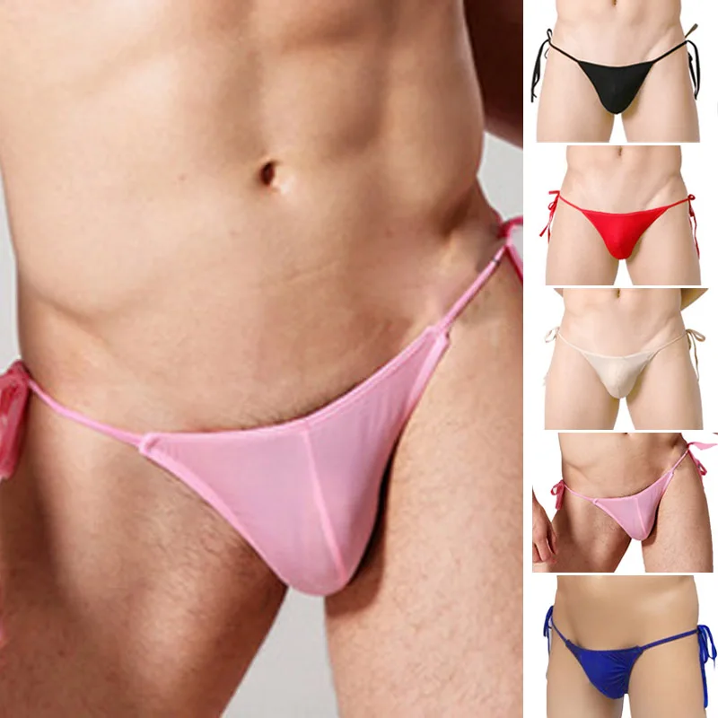 Men's Sexy Viscose Lacing Breathable Backless Thong Briefs Underwear Underpants For Boys Sleep Bottoms
Men's Sexy Viscose Lacing Breathable Backless Thong Briefs Underwear Underpants For Boys Sleep Bottoms