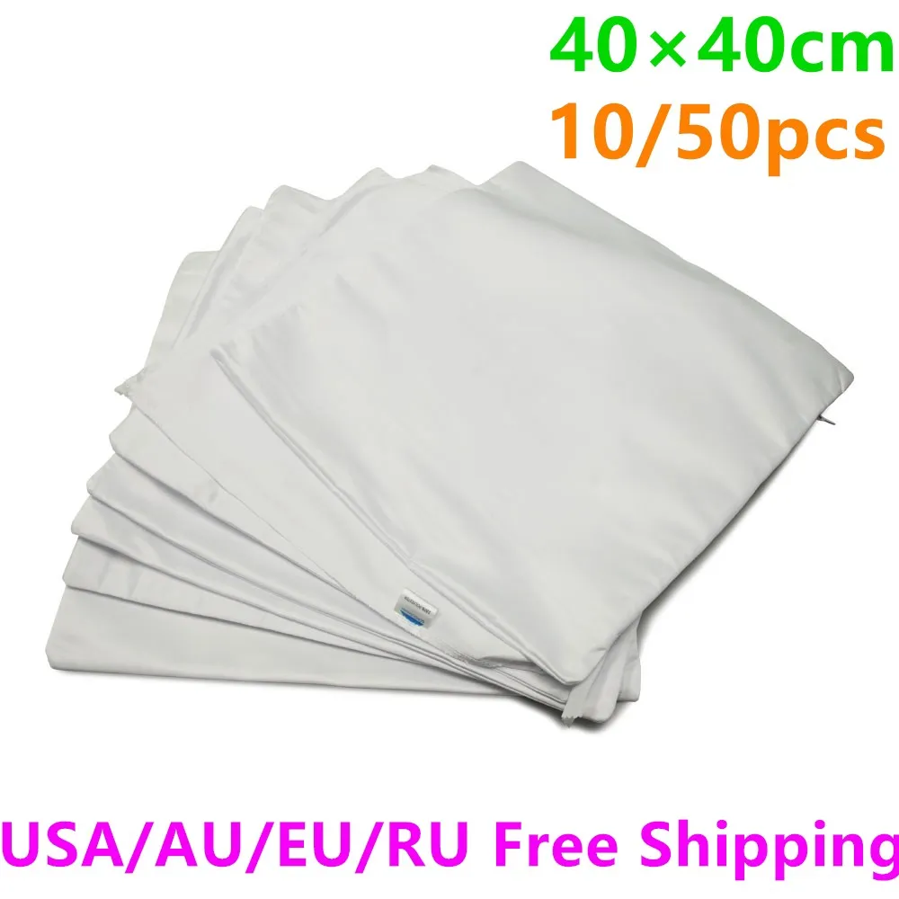 10/50pcs 40×40cm Sublimation Blanks Plain White Pillow Case Custom DIY Cushion Cover Pillowcase for Home Room Bulk Wholesale
10/50pcs 40×40cm Sublimation Blanks Plain White Pillow Case Custom DIY Cushion Cover Pillowcase for Home Room Bulk Wholesale