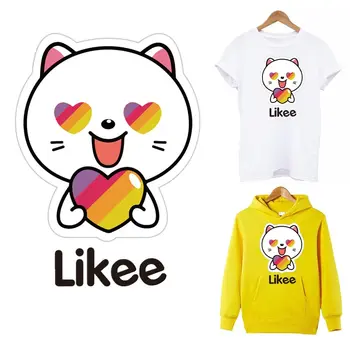 Cute Cat Patch Iron Sticker On Clothes DIY A-level Washable Thermal Heat Transfers Applique Fashion Likee app Patches Decoration
Cute Cat Patch Iron Sticker On Clothes DIY A-level Washable Thermal Heat Transfers Applique Fashion Likee app Patches Decoration