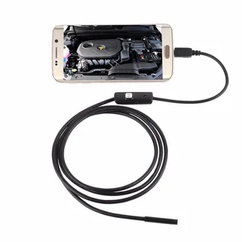 LESHP 6 LED 7mm Lens Cable Waterproof Mini USB Inspection Borescope Camera For Android Endoscope 640*480 Phones/1280*720 PC
LESHP 6 LED 7mm Lens Cable Waterproof Mini USB Inspection Borescope Camera For Android Endoscope 640*480 Phones/1280*720 PC