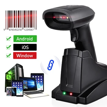 1D 2D QR Bluetooth Barcode Scanner Reader 3 in 1 Handheld Wireless Automatic Bar Code Scanner For Android iPhone iPad Windows
1D 2D QR Bluetooth Barcode Scanner Reader 3 in 1 Handheld Wireless Automatic Bar Code Scanner For Android iPhone iPad Windows