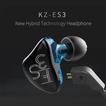 2019 KZ ES3 BA+DD In Ear Earphone Hybrid Headset HIFI Bass Noise Cancelling Earbuds With Mic Replaced Cable Dropshipping
2019 KZ ES3 BA+DD In Ear Earphone Hybrid Headset HIFI Bass Noise Cancelling Earbuds With Mic Replaced Cable Dropshipping