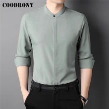 COODRONY Brand Solid Color Collarless Shirts Men Clothing Spring Autumn New Arrival Classic Casual Long Sleeve Shirt Male Z6029
COODRONY Brand Solid Color Collarless Shirts Men Clothing Spring Autumn New Arrival Classic Casual Long Sleeve Shirt Male Z6029
