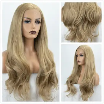 Scheherezade Blonde Wig Long Wavy Synthetic Lace Front Wigs For Black Women High Temperature Fiber Cosplay Wigs
Scheherezade Blonde Wig Long Wavy Synthetic Lace Front Wigs For Black Women High Temperature Fiber Cosplay Wigs