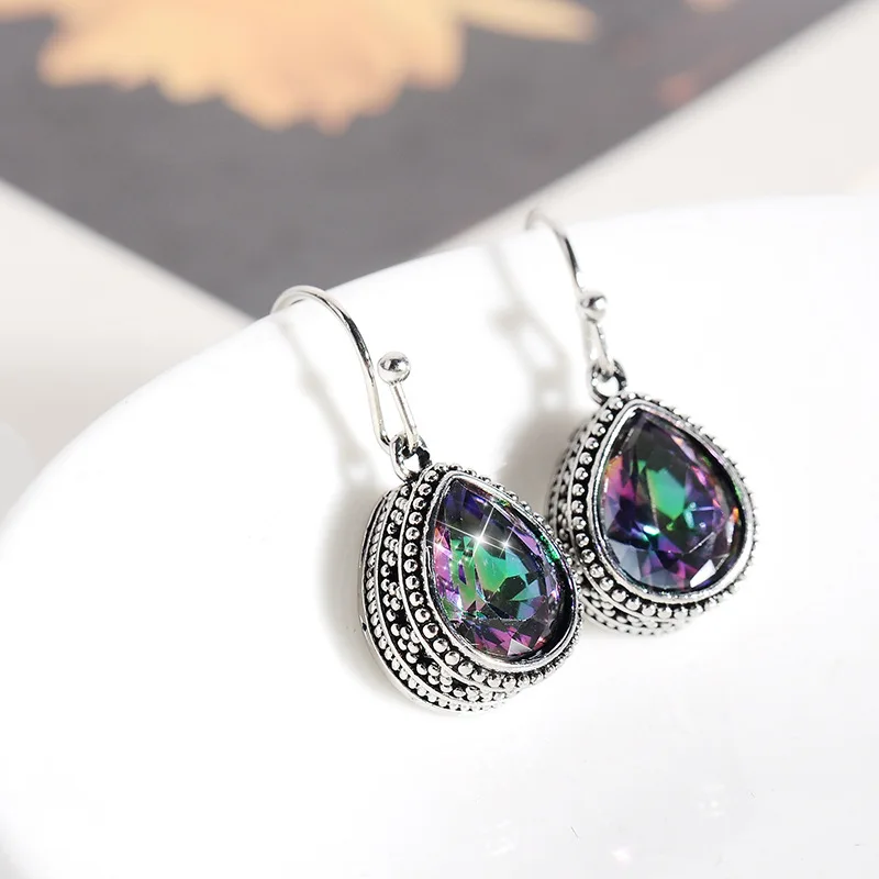 New Trendy Retro Earrings Jewelry Women Multicolor Water Drop Hook Dangle Earrings For Gift DWH5
New Trendy Retro Earrings Jewelry Women Multicolor Water Drop Hook Dangle Earrings For Gift DWH5