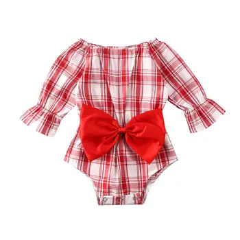 US Newborn Kid Baby Girl Plaid Clothes Romper Jumpsuit Outfit With Bow
US Newborn Kid Baby Girl Plaid Clothes Romper Jumpsuit Outfit With Bow