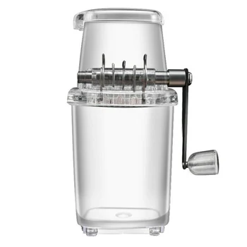 Portable Manual Ice Crusher Shaver Shredding Machine Hand Snow Cone Transparent Ice Machine FPing
Portable Manual Ice Crusher Shaver Shredding Machine Hand Snow Cone Transparent Ice Machine FPing