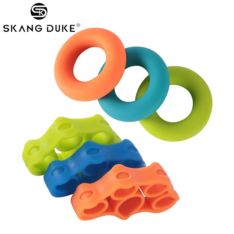 3Colors Finger Strength Trainer Silicone Hand Gripping Ring Professional Exerciser Crossfit Fitness Gym Finger Expand Gripper
3Colors Finger Strength Trainer Silicone Hand Gripping Ring Professional Exerciser Crossfit Fitness Gym Finger Expand Gripper