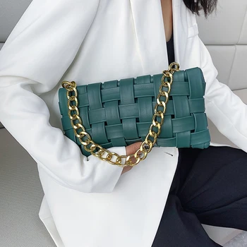 SWDF Weave Design Small PU Leather Crossbody Bags For Women 2020 Luxury Solid Color Shoulder Handbags Chain Cross Body Bag
SWDF Weave Design Small PU Leather Crossbody Bags For Women 2020 Luxury Solid Color Shoulder Handbags Chain Cross Body Bag