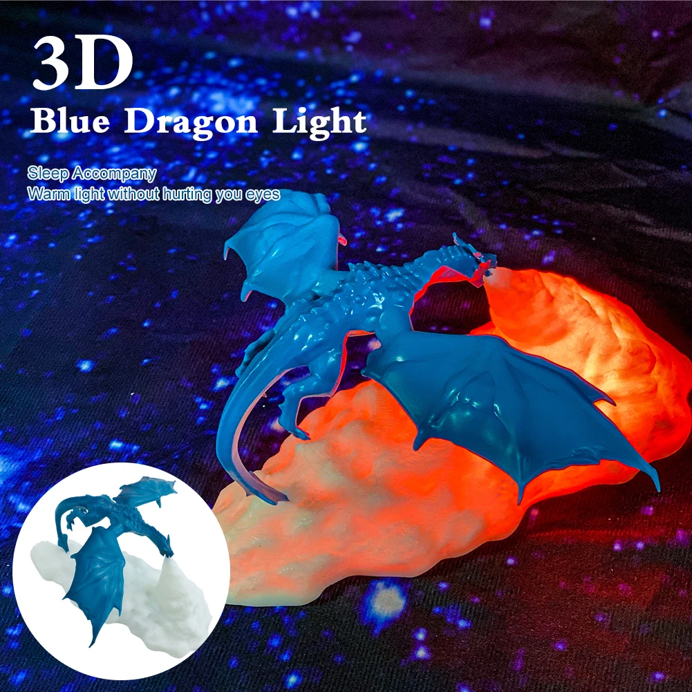 3D Print LED Fire Dragon Ice Dragon Lamps Night Light Rechargeable Soft Light For Bedroom Living Room Camping Hiking Home Decor
3D Print LED Fire Dragon Ice Dragon Lamps Night Light Rechargeable Soft Light For Bedroom Living Room Camping Hiking Home Decor