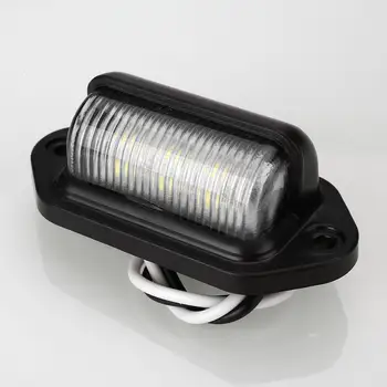 Side Light 6LED Plate Trucks License Taillight Automotive Black DC12-24V Truck 6 LED Universal Super Bright Tail Bead
Side Light 6LED Plate Trucks License Taillight Automotive Black DC12-24V Truck 6 LED Universal Super Bright Tail Bead