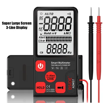 Portable Digital Multimeter BSIDE ADMS7 S9CL Large 3.5" LCD 3-Line Display Voltmeter DMM AC DC Voltage NCV Ohm Hz Tester
Portable Digital Multimeter BSIDE ADMS7 S9CL Large 3.5" LCD 3-Line Display Voltmeter DMM AC DC Voltage NCV Ohm Hz Tester
