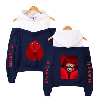 It-chapter 2 Off-the-shoulder Hoody Casual Tops It-chapter 2 Hoodie Coats Print New Strapless Shoulder Girls Sexy Women Hooded
It-chapter 2 Off-the-shoulder Hoody Casual Tops It-chapter 2 Hoodie Coats Print New Strapless Shoulder Girls Sexy Women Hooded