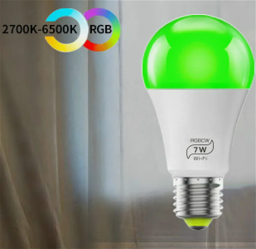 MagicLight Smart WiFi Bulb Works with Alexa Siri Google,E26 A19 7W (60w Equivalent) RGBCW No Hub Required smart light
MagicLight Smart WiFi Bulb Works with Alexa Siri Google,E26 A19 7W (60w Equivalent) RGBCW No Hub Required smart light