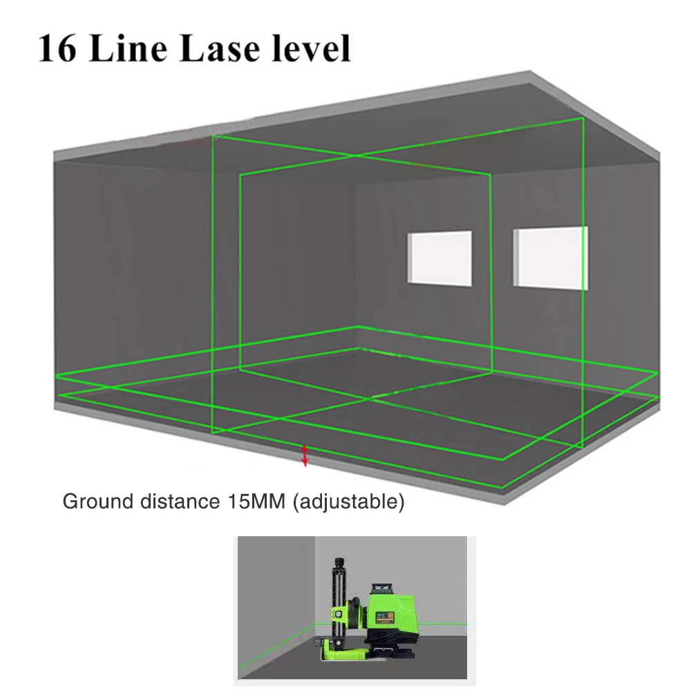 2 шт. самонивелирующийся лазерный уровень на 5000 нм 360 мАч|Лазерные уровни| |