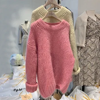 New Winter Sweater Women Pullover Girls Tops Knitting Vintage Autumn Elegant Female Knitted Outerwear Warm Sweater o neck
New Winter Sweater Women Pullover Girls Tops Knitting Vintage Autumn Elegant Female Knitted Outerwear Warm Sweater o neck