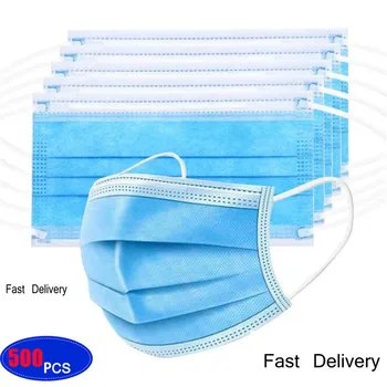 Fast Shipping 500PCS FACE Mask Disposable Earloop Anti Pollution Anti-Dust 3 Ply Protective Respirator Face Mask Mask Filter
Fast Shipping 500PCS FACE Mask Disposable Earloop Anti Pollution Anti-Dust 3 Ply Protective Respirator Face Mask Mask Filter
